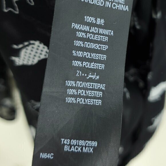 Marks & Spencer Sheer Cat-Print Peter Pan Collar Blouse Black US 8 Halloween - Picture 15 of 16